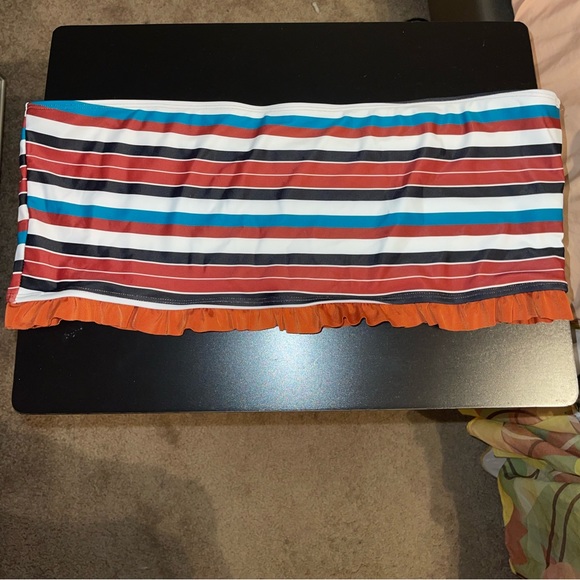 Plus size two piece strapless swimsuit - Picture 3 of 5